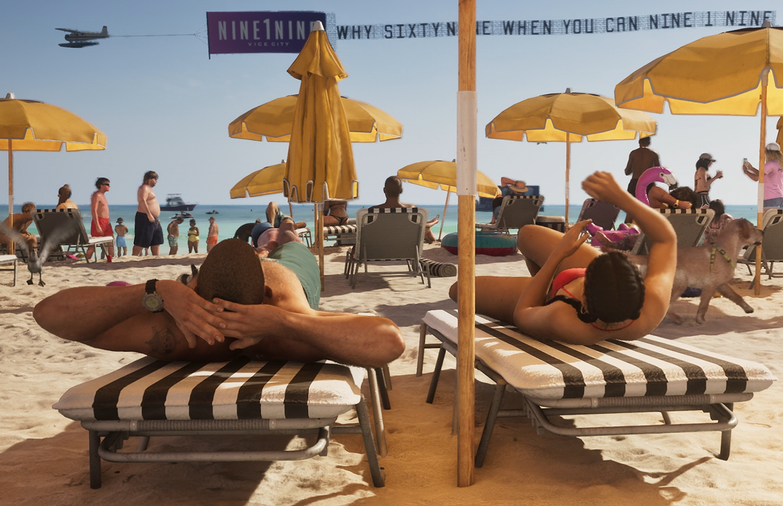 Sonnenbaden mit Jason und Lucia in GTA 6