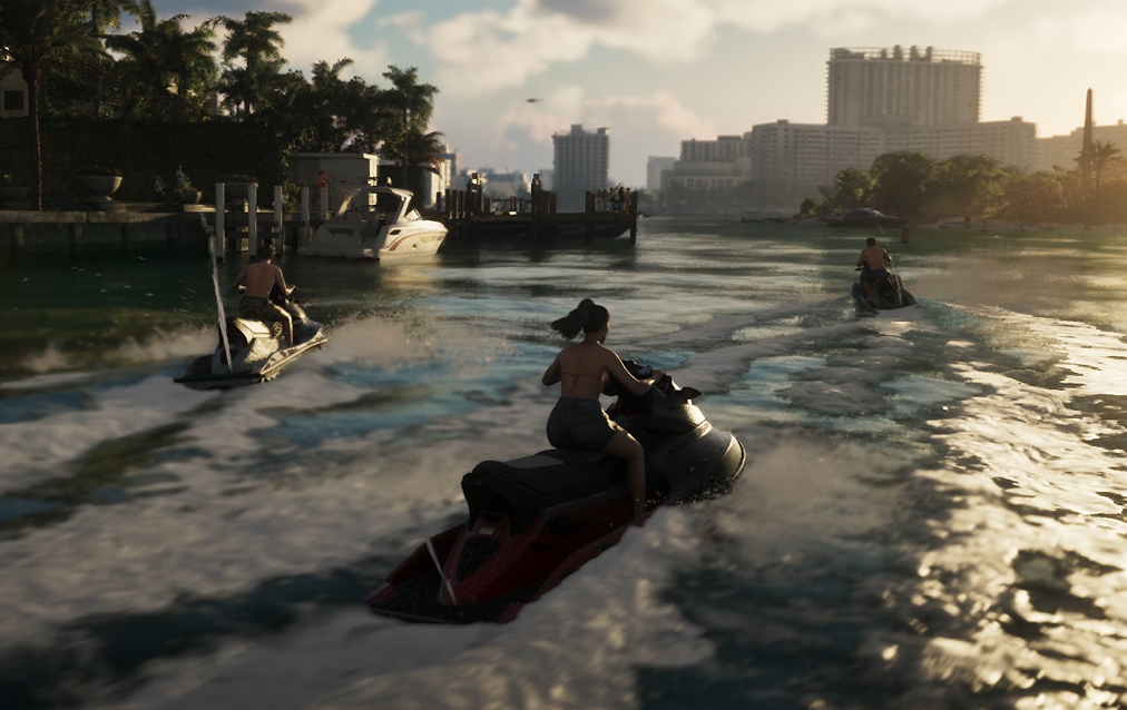Lucia auf dem Jet Ski in GTA 6