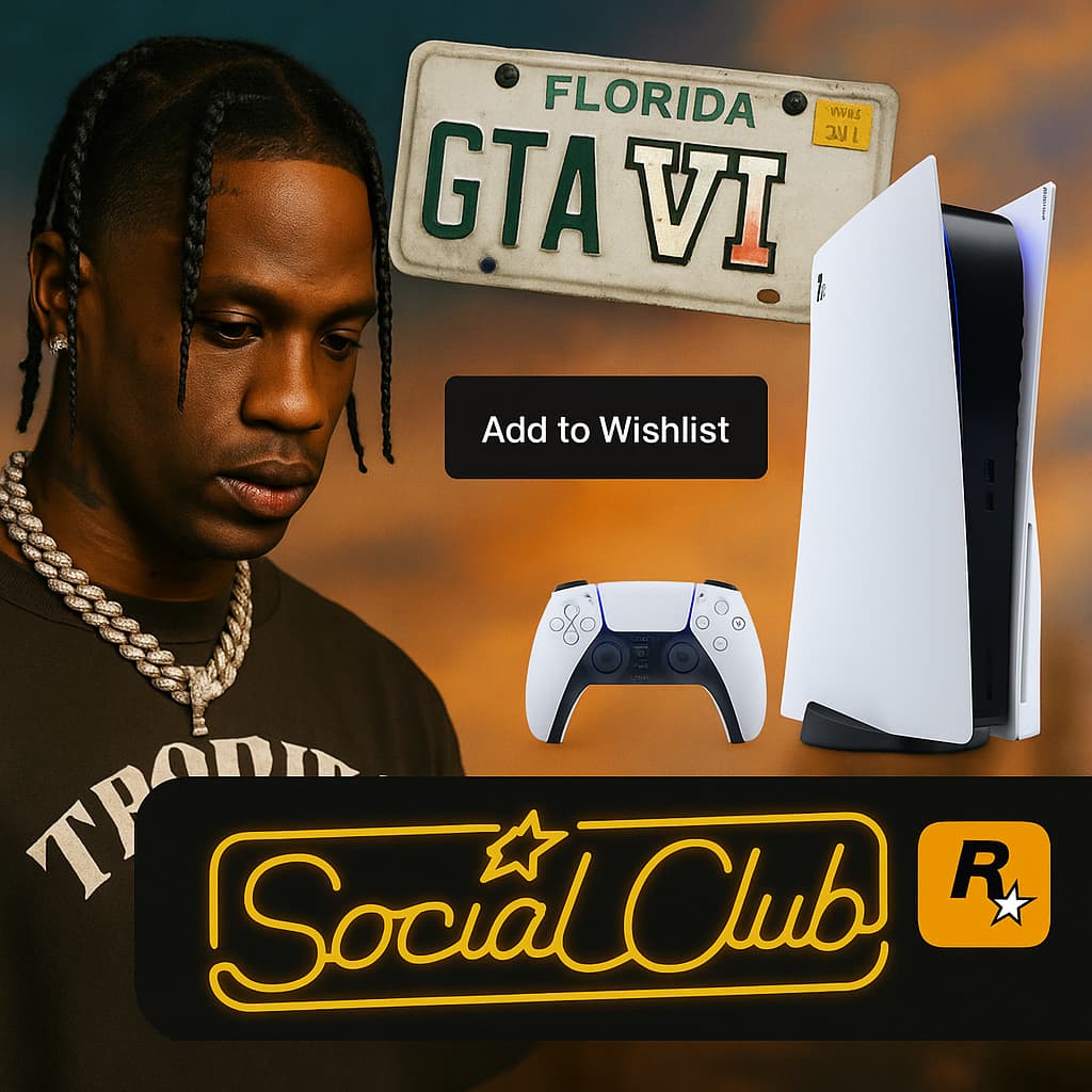 Travis Scott Teases GTA 6 Collab, Social Club Revamp & 60 FPS on PS5 Pro